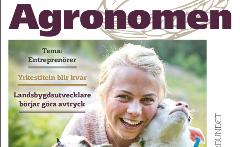 Annonsera i tidningen Agronomen